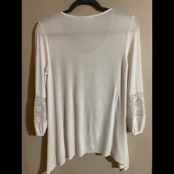KENAR Boho Lace Embroidered Blouse - Size XSmall - Picture 4 of 5